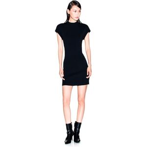 Giorgio Armani Stickad bodycon klänning för kvinnor, svart, XS Giorgio Armani Stickad bodycon klänning för kvinnor, svart, XS