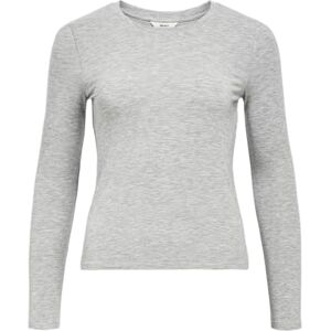 Object Objzofia Sl L/S O-hals topp Noos, Medium grå melerad, XS Object Objzofia Sl L/S O-hals topp Noos, Medium grå melerad, XS