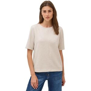 Cecil kortärmad tröja, Ljus beige melerad, M Cecil kortärmad tröja, Ljus beige melerad, M