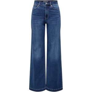 ONLY Onlmadison-Royal Hw Wide DNM Bf Gua, Mörkblå denim, S / 32L ONLY Onlmadison-Royal Hw Wide DNM Bf Gua, Mörkblå denim, S / 32L