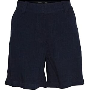 VERO MODA dam Vmheraver Mr Long Linen Shorts, marinblå blazer, M VERO MODA dam Vmheraver Mr Long Linen Shorts, marinblå blazer, M