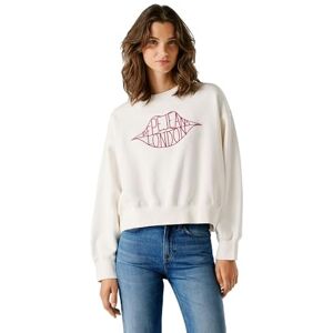 Pepe Jeans dam BERNIS sweatshirt, vit (MOUSSE WHITE), M, Vit (Mousse vit), M Pepe Jeans dam BERNIS sweatshirt, vit (MOUSSE WHITE), M, Vit (Mousse vit), M