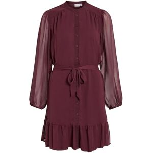 Vila Vifalia L/S Dress – Noos, Fig, 44 Vila Vifalia L/S Dress – Noos, Fig, 44