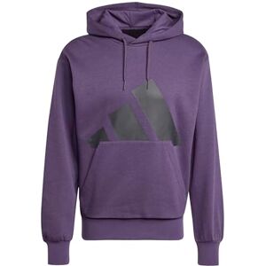 adidas För Män ESSENTIALS BIG LOGO FLEECE HOODIE, aurora plum/black, S adidas För Män ESSENTIALS BIG LOGO FLEECE HOODIE, aurora plum/black, S