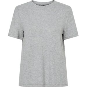 PIECES Pctrace Ss Tee, Ljusgrå melange, XS PIECES Pctrace Ss Tee, Ljusgrå melange, XS