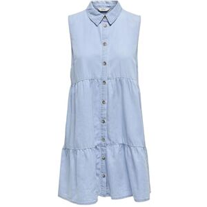 ONLY Onlbea Siesta Sl DNM klänning Bj, Ljusblå denim, S ONLY Onlbea Siesta Sl DNM klänning Bj, Ljusblå denim, S
