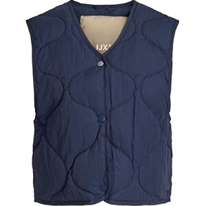 JJXX JACK&JONES Kvinnor, JXMONTANA Crisp Vest SN quiltad jacka, marinblå kavaj, XL JJXX JACK&JONES Kvinnor, JXMONTANA Crisp Vest SN quiltad jacka, marinblå kavaj, XL