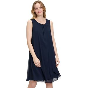 Betty & co. Betty & Co chiffongklänning för kvinnor i lagerlook, blå, 38 Betty & co. Betty & Co chiffongklänning för kvinnor i lagerlook, blå, 38