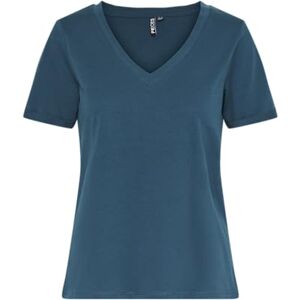 PIECES Damer Pcria Ss V-hals solid t-shirt Noos t-shirt, Reflekterande damm, S PIECES Damer Pcria Ss V-hals solid t-shirt Noos t-shirt, Reflekterande damm, S