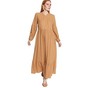 Trendyol Klänning Brun Skater, Kamel, 38, Camel, 64 SE Trendyol Klänning Brun Skater, Kamel, 38, Camel, 64 SE