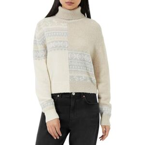 French Connection Damtröja Magda Colour Block Jumper Pullover Sweater, Beige, M, BEIgE, M French Connection Damtröja Magda Colour Block Jumper Pullover Sweater, Beige, M, BEIgE, M