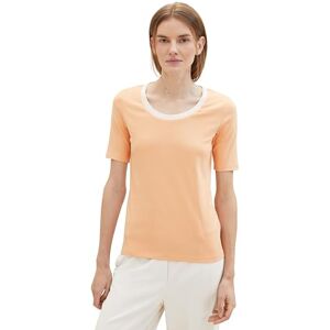 TOM TAILOR T-shirt för kvinnor, 34891 Ljuskorall, S TOM TAILOR T-shirt för kvinnor, 34891 Ljuskorall, S
