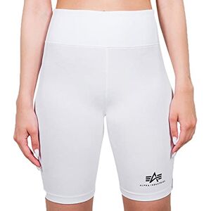Alpha Industries Basic Bike Shorts SL för kvinnor White Alpha Industries Basic Bike Shorts SL för kvinnor White