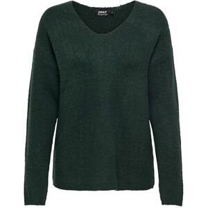 ONLY Onlcamilla V-ringad L/S KNT Noos tröja, scarab melange, XS ONLY Onlcamilla V-ringad L/S KNT Noos tröja, scarab melange, XS