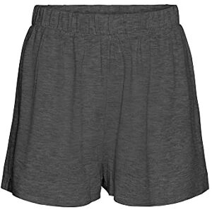 VERO MODA Kvinnors VMFLOWY shorts, mörkgrå melange, M VERO MODA Kvinnors VMFLOWY shorts, mörkgrå melange, M