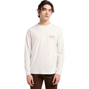 Lee LS Wobbly Tee, ecru, M Lee LS Wobbly Tee, ecru, M