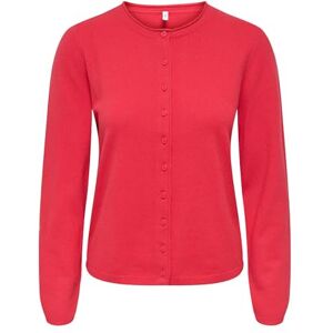 ONLY Onlloyal Life Ls O-hals knapp Cardi KNT, Mars röd, XS ONLY Onlloyal Life Ls O-hals knapp Cardi KNT, Mars röd, XS