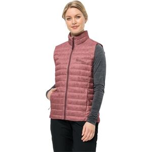 Jack Wolfskin Pilvi Down Vest W dunväst, Mineralröd, S Jack Wolfskin Pilvi Down Vest W dunväst, Mineralröd, S