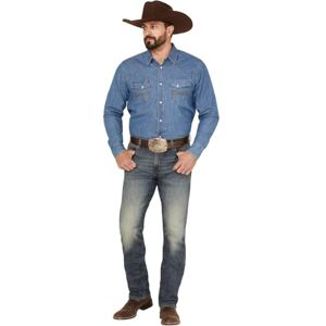 Wrangler Retro Slim Fit Straight Leg Jean, Dark Knight Stretch, 31W x 38L Wrangler Retro Slim Fit Straight Leg Jean, Dark Knight Stretch, 31W x 38L