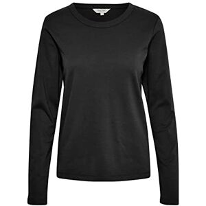 Part Two Dam T-shirt långärmad Crew Neck vanlig passform hip längd, svart, S Part Two Dam T-shirt långärmad Crew Neck vanlig passform hip längd, svart, S