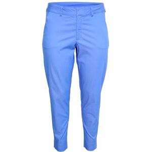 Kaffe Curve Plusstorlek byxor för dam beskurna chinos slim fit dragkedja dam, Ultramarin, 52/Stor Kaffe Curve Plusstorlek byxor för dam beskurna chinos slim fit dragkedja dam, Ultramarin, 52/Stor