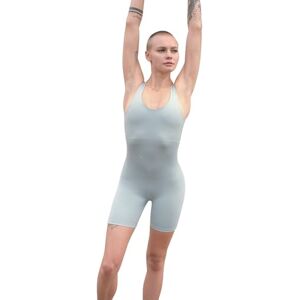 Girlfriend Collective Women's Bike Jumpsuit, Low back Yoga body, Built-in supporting Bra, Short Leggings without sleeves, One-piece Sportswear Girlfriend Collective Women's Bike Jumpsuit, Low back Yoga body, Built-in supporting Bra, Short Leggings without sleeves, One-piece Sportswear