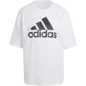 adidas Kvinnor Essentials Big Logo Boyfriend Tee, white/black, XS adidas Kvinnor Essentials Big Logo Boyfriend Tee, white/black, XS