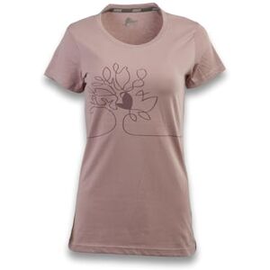 Ande Gaia T-shirt för dam – andningsbar teknisk t-shirt för utomhusbruk, Malva, L Ande Gaia T-shirt för dam – andningsbar teknisk t-shirt för utomhusbruk, Malva, L