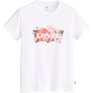 Levi's The Perfect Tee T-shirt för kvinnor, Blommig Bw Fill Bright White, XS Levi's The Perfect Tee T-shirt för kvinnor, Blommig Bw Fill Bright White, XS
