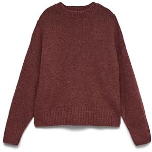 VERO MODA dam Vmboom Ls O-hals tröja Ga Noos, Rosa Brun, XS VERO MODA dam Vmboom Ls O-hals tröja Ga Noos, Rosa Brun, XS