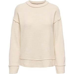 ONLY Onlhazel Ls detalj O-Neck Bf KNT, Whitecap grå, XL ONLY Onlhazel Ls detalj O-Neck Bf KNT, Whitecap grå, XL