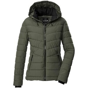 G.I.G.A. DX dam quiltad jacka/funktionell jacka i dunlook med dragkedja huva GW 32 WMN QLTD JCKT, oliv, 42, 43537-000 G.I.G.A. DX dam quiltad jacka/funktionell jacka i dunlook med dragkedja huva GW 32 WMN QLTD JCKT, oliv, 42, 43537-000