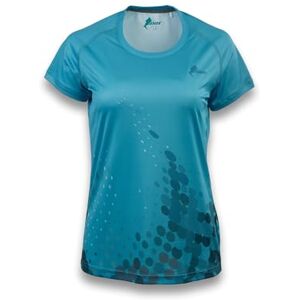 Ande Rosalba T-shirt för dam – andningsbar teknisk skjorta med nätinsatser, Blågrön, XS Ande Rosalba T-shirt för dam – andningsbar teknisk skjorta med nätinsatser, Blågrön, XS