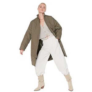 Trendyol Vinterjacka Grå Maxi, Khaki, L Trendyol Vinterjacka Grå Maxi, Khaki, L