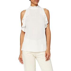 SPARKZ COPENHAGEN Vilda topp blus för kvinnor, Benvit (benvit 002), S SPARKZ COPENHAGEN Vilda topp blus för kvinnor, Benvit (benvit 002), S