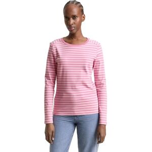 TOM TAILOR Denim dam långärmad T-shirt, 40011 – Tonal Blush Rose Stripe, S TOM TAILOR Denim dam långärmad T-shirt, 40011 – Tonal Blush Rose Stripe, S