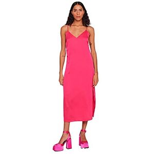 Vila MÅNGSIDIG Singlet satinklänning/SU – NOOS, Rosa vinröd, 38 Vila MÅNGSIDIG Singlet satinklänning/SU – NOOS, Rosa vinröd, 38