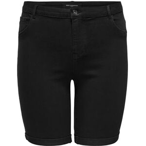 ONLY Carmakoma dam plus storlek denim jeans shorts kort stretch Bermudabyxor i extra stor storlek ONLY Carmakoma dam plus storlek denim jeans shorts kort stretch Bermudabyxor i extra stor storlek