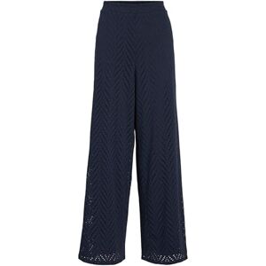Vila Videlaia Hw Wide Pants/Pb, marinblå blazer, M Vila Videlaia Hw Wide Pants/Pb, marinblå blazer, M
