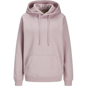 JJXX JACK&JONES JXABBIE RLX LS Every Hood SWT NOOS, Mauve Shadows/Print:grå Lilac logotyp, XS JJXX JACK&JONES JXABBIE RLX LS Every Hood SWT NOOS, Mauve Shadows/Print:grå Lilac logotyp, XS