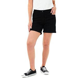 M17 Dam dam pojkvän stretch denim shorts casual sommar klassisk bomull strandbyxor med fickor (10, svart), Svart, 40 SE M17 Dam dam pojkvän stretch denim shorts casual sommar klassisk bomull strandbyxor med fickor (10, svart), Svart, 40 SE