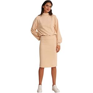 NA-KD Ballongärm damtröja, Varm beige, XS NA-KD Ballongärm damtröja, Varm beige, XS