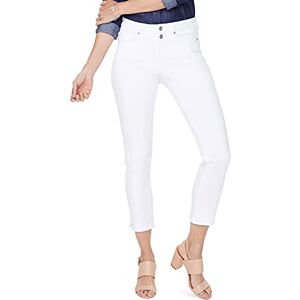 NYDJ Marilyn Ankle Jeans med Slit dam, Vit, 50 NYDJ Marilyn Ankle Jeans med Slit dam, Vit, 50