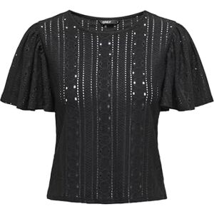 ONLY Onlriverside S/S stil topp JRS T-shirt, svart, M ONLY Onlriverside S/S stil topp JRS T-shirt, svart, M