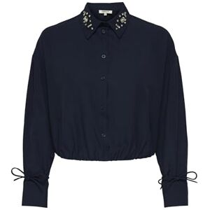 ONLY Onlria Life Ls Embelis Balloon Shirt WVN, natthimmel, M ONLY Onlria Life Ls Embelis Balloon Shirt WVN, natthimmel, M