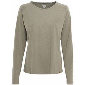 camel active Womenswear Långärmad T-shirt för kvinnor, Mörkgrön, M camel active Womenswear Långärmad T-shirt för kvinnor, Mörkgrön, M