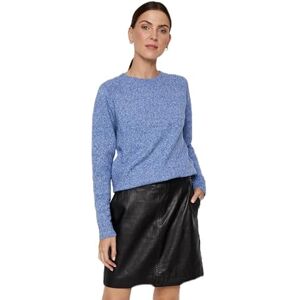 VERO MODA Petite Doffy långärmad rund hals jumper, Sodalitblå, S VERO MODA Petite Doffy långärmad rund hals jumper, Sodalitblå, S