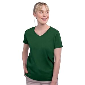HRM dam lyx V-hals t-shirt I premium t-shirt dam v-ringad av 100% ekologisk bomull I baströja dam upp till 60 °C I högkvalitativa och hållbara damtoppar, Bottle-green, 3XL HRM dam lyx V-hals t-shirt I premium t-shirt dam v-ringad av 100% ekologisk bomull I baströja dam upp till 60 °C I högkvalitativa och hållbara damtoppar, Bottle-green, 3XL