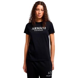 Giorgio Armani dam Arte Sella, shiny logo bokstäver normal passform, svart, M, svart, M Giorgio Armani dam Arte Sella, shiny logo bokstäver normal passform, svart, M, svart, M