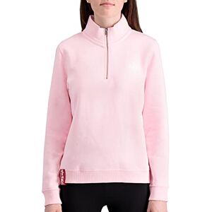 Alpha Industries tröja med halv dragkedja SL Sweatshirt för damer Pastel Pink Alpha Industries tröja med halv dragkedja SL Sweatshirt för damer Pastel Pink